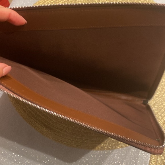 Rolex Brown Leather Clutch - Picture 5 of 6